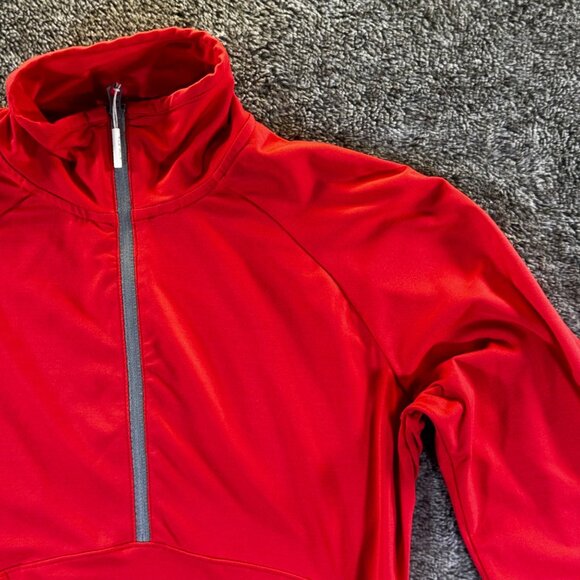 Athleta Malibu Hike Half Zip Pullover Sz XS Red - Picture 3 of 11